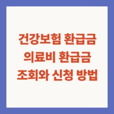 국민건강보험 환급금